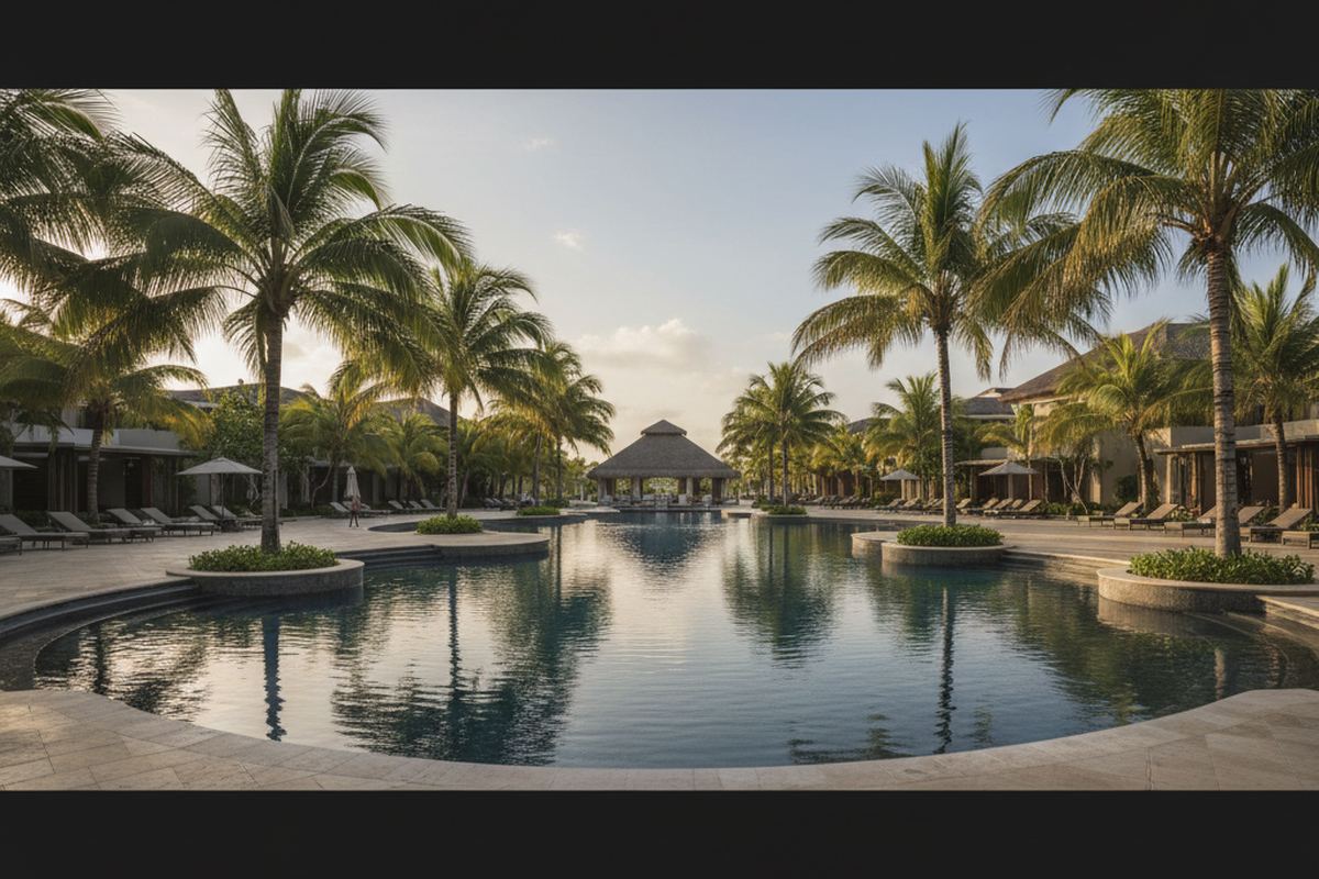 All inclusive resort pool