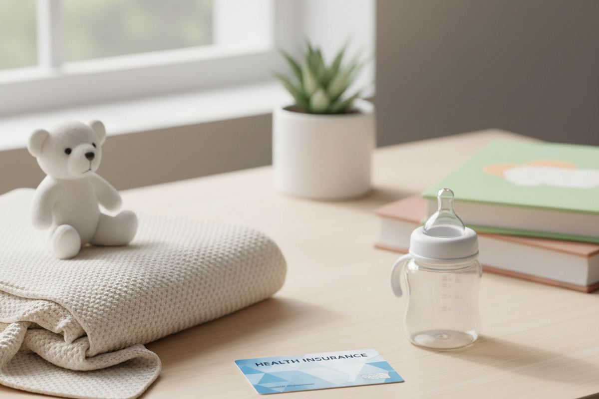 Insurance card and baby items