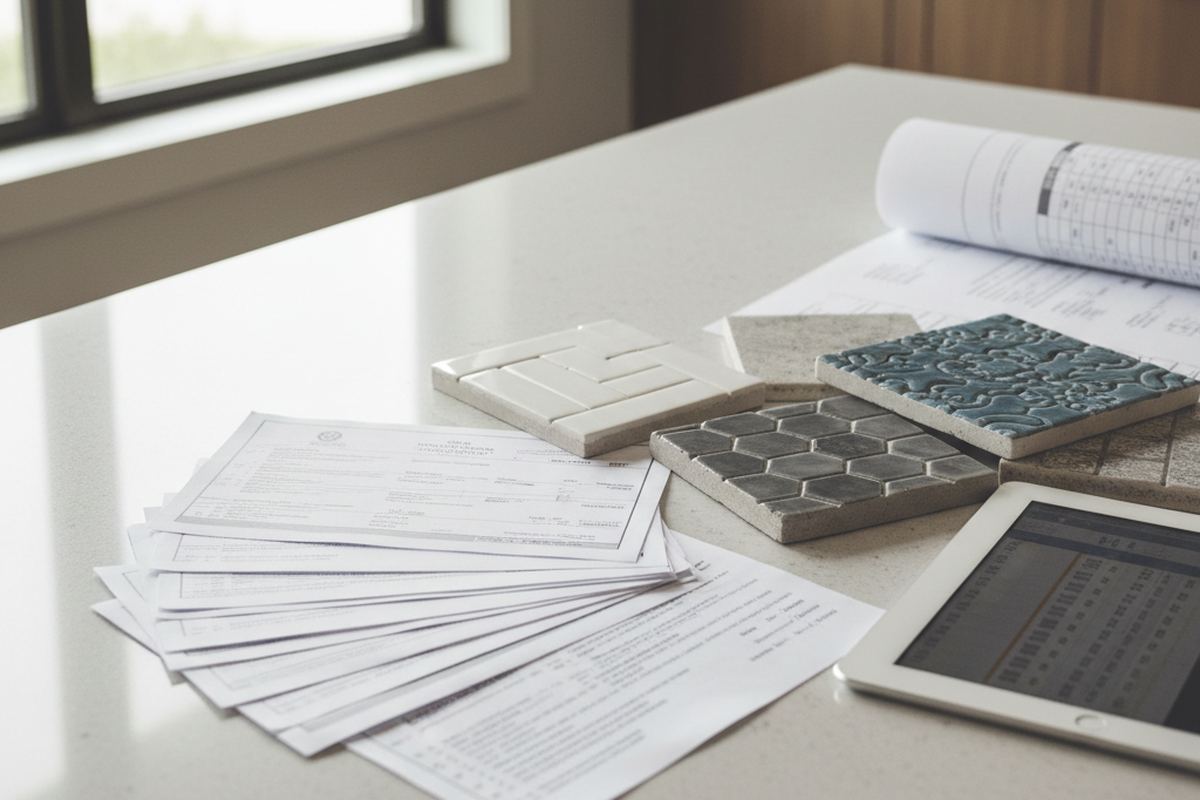 Bathroom remodel permit paperwork