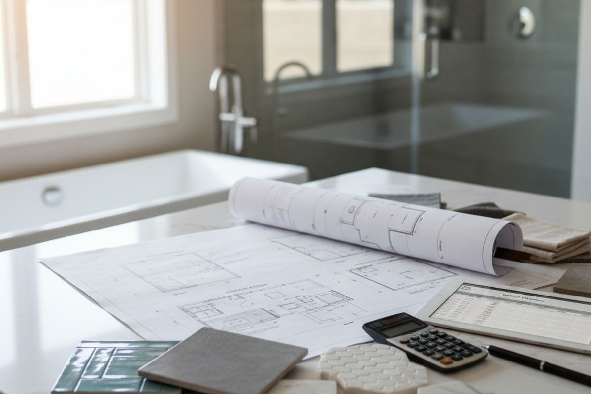 Bathroom remodel plans
