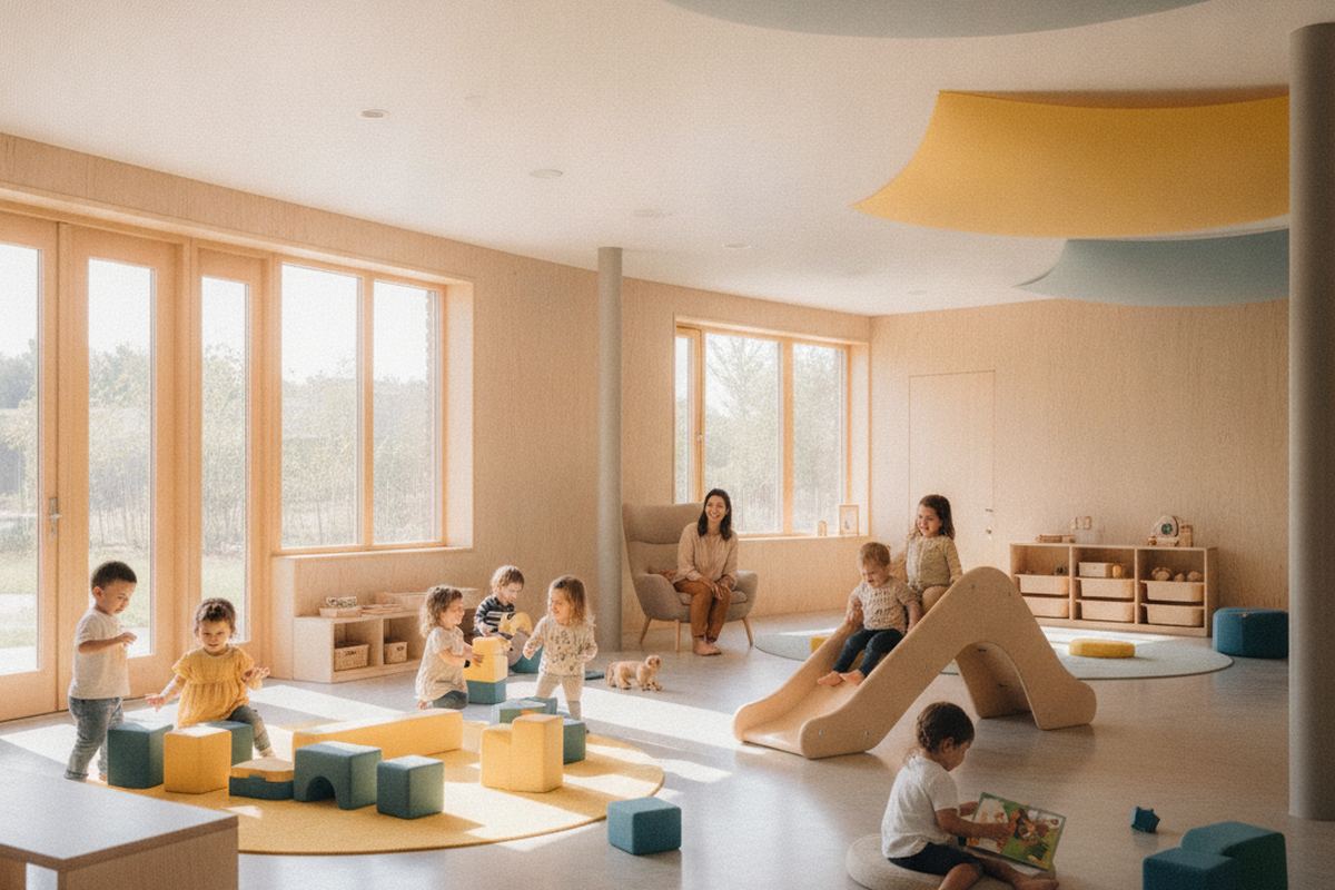 Children playing at daycare
