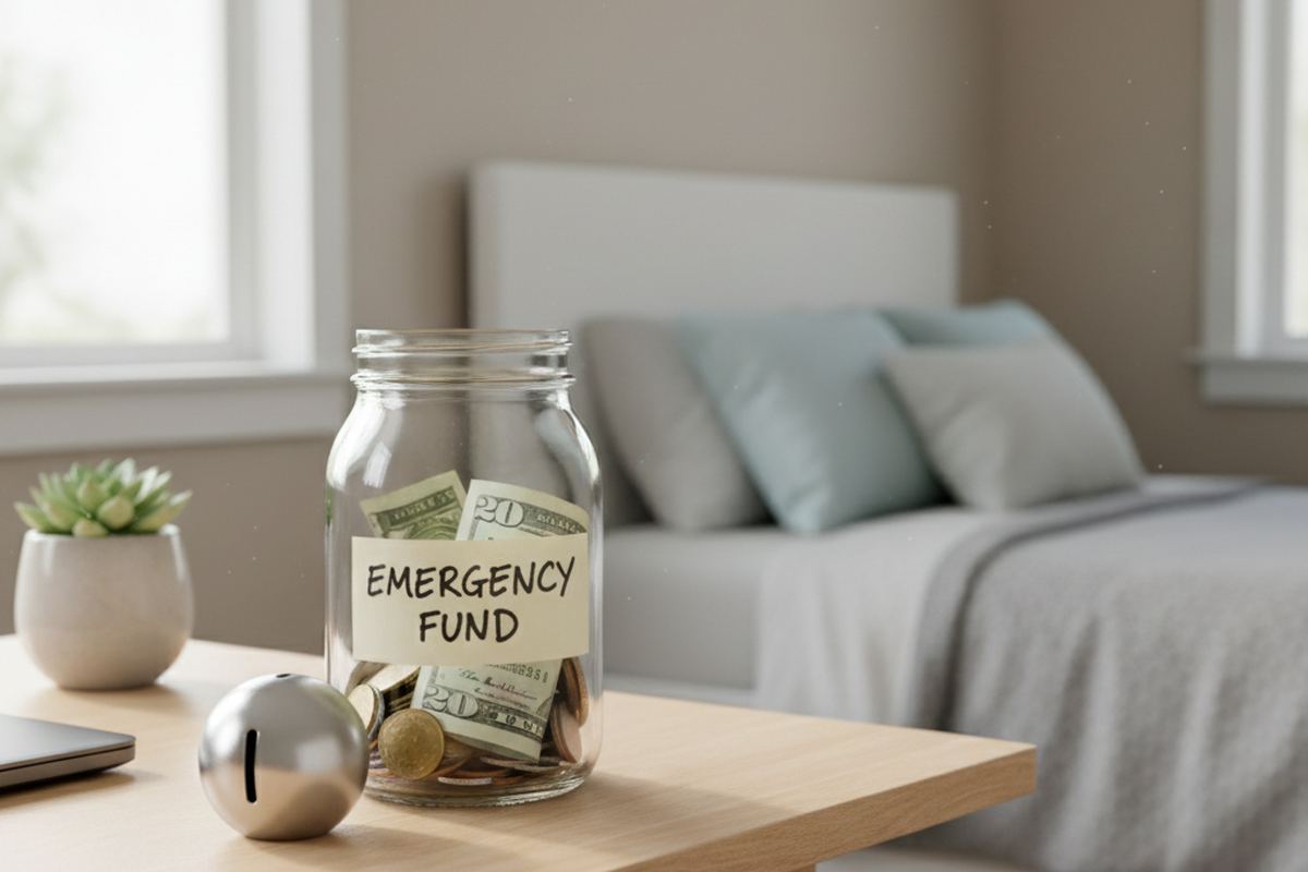 Teen jar for emergency fund