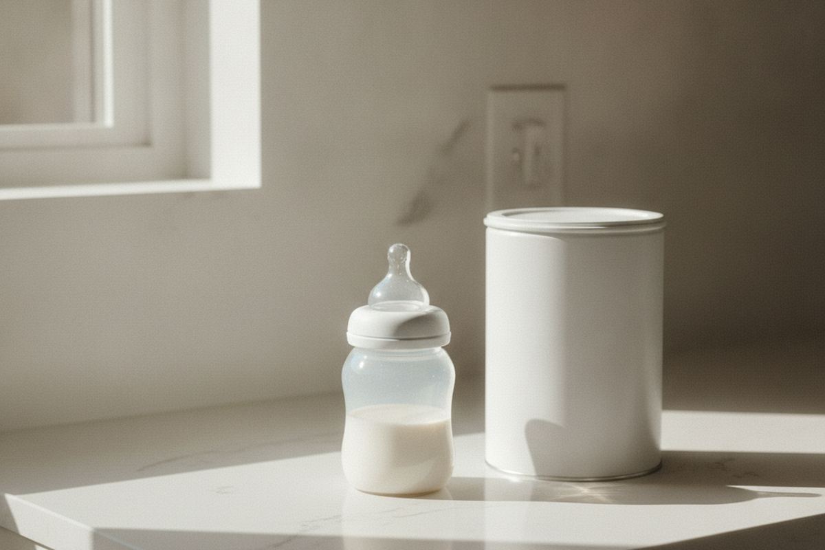 Baby bottle and formula container