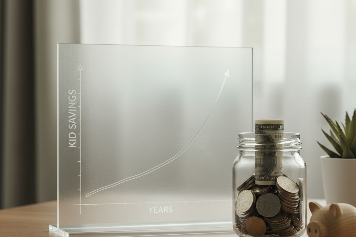 Growing savings chart