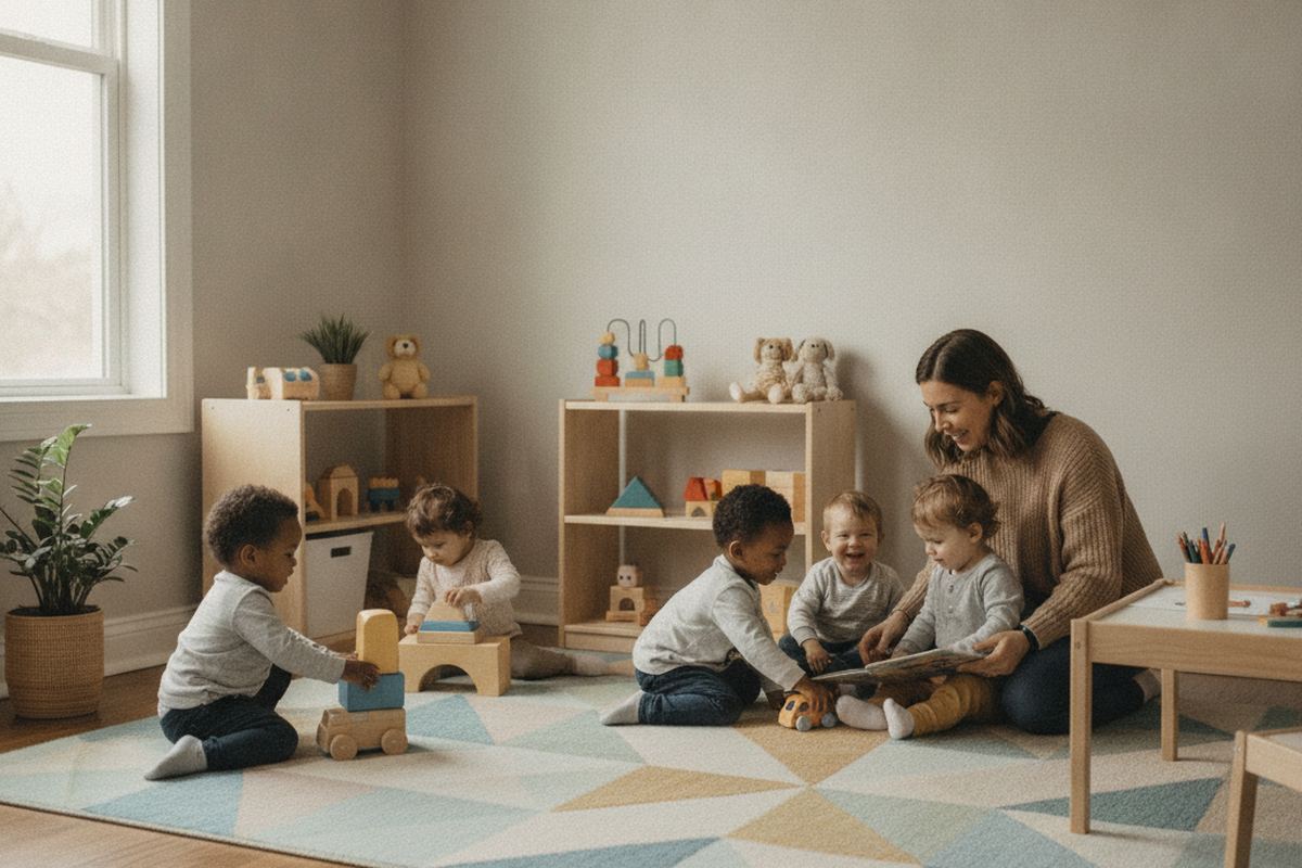 Small in-home daycare setup