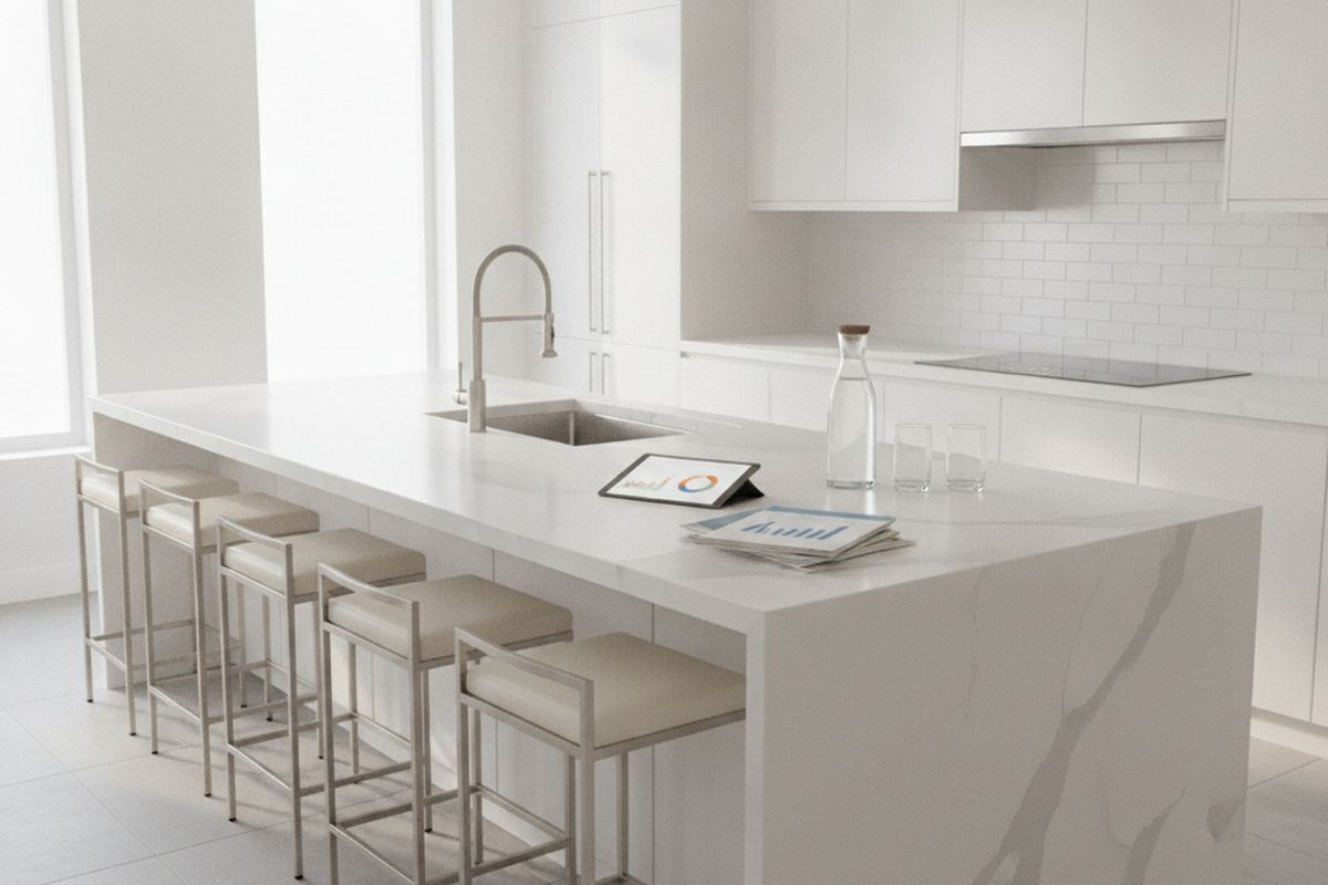 Renovated modern kitchen