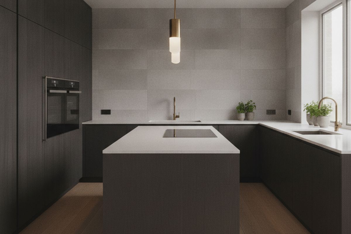 Modern renovated kitchen