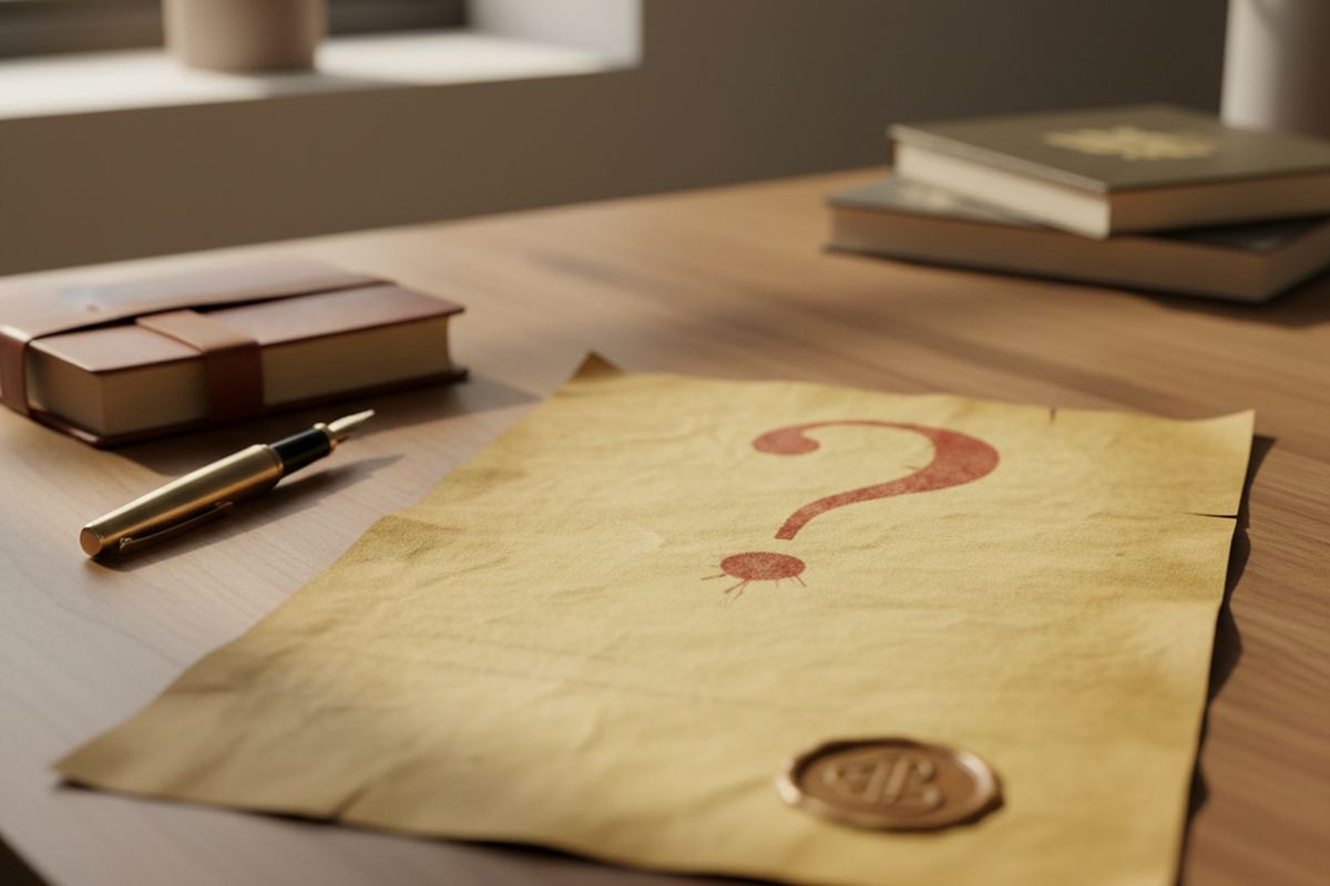 Suspicious scholarship letter