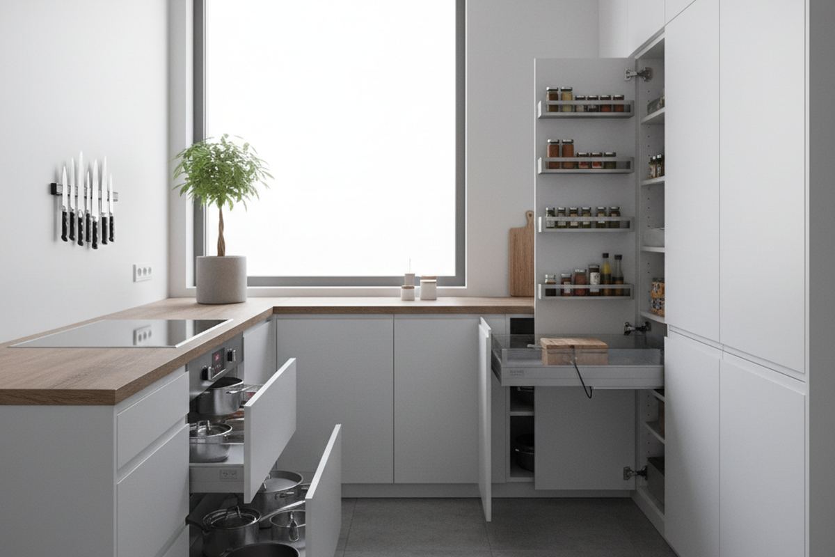 Small updated kitchen
