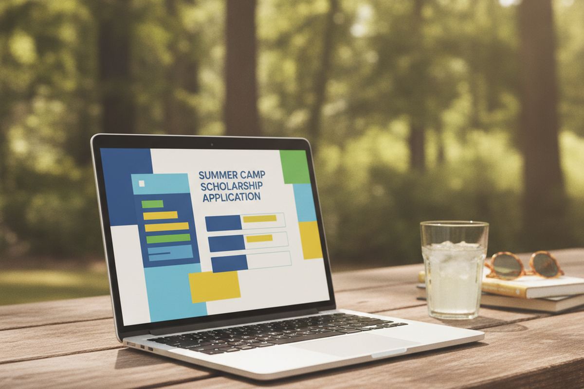 Camp scholarship application