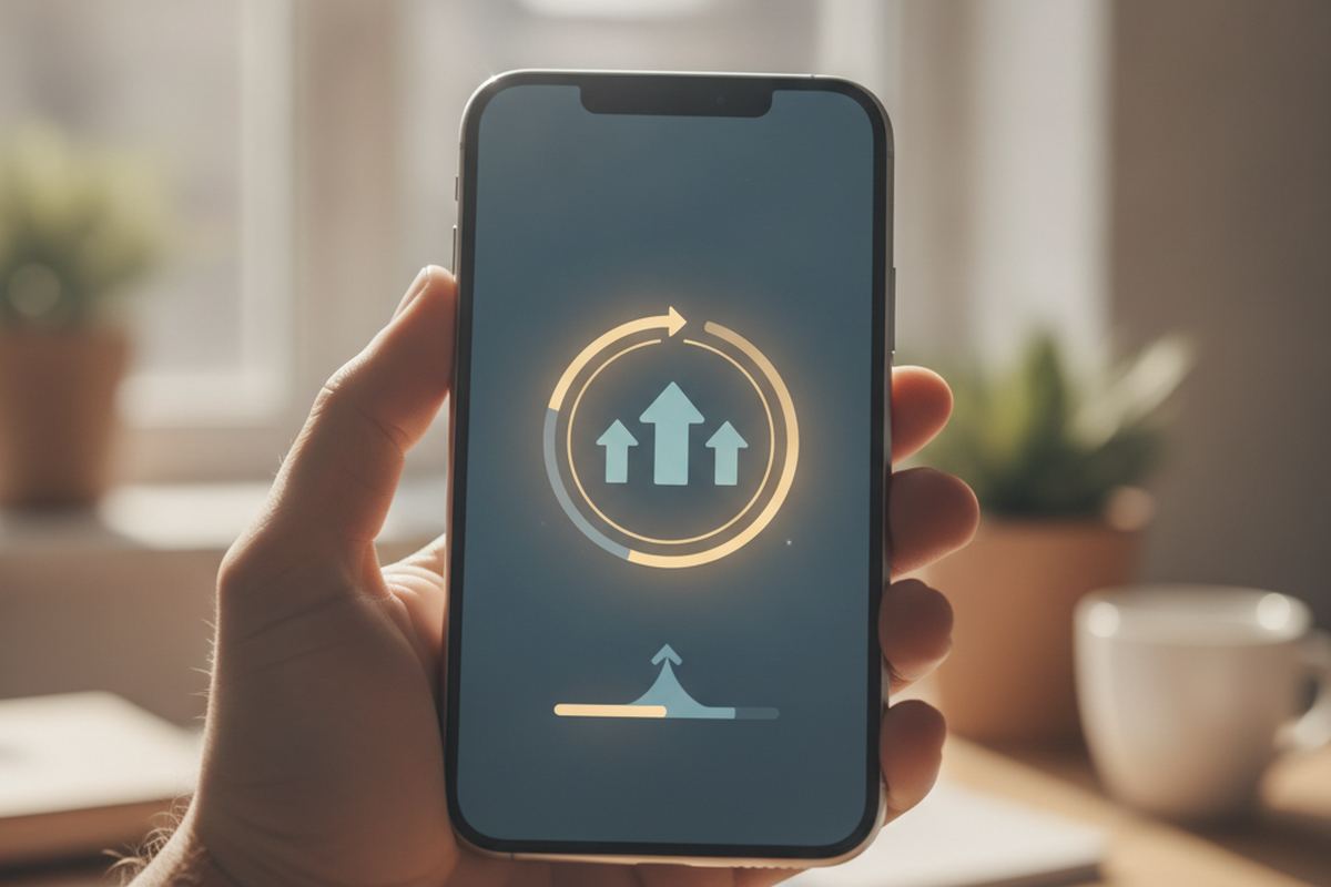 Raise notification on a phone screen